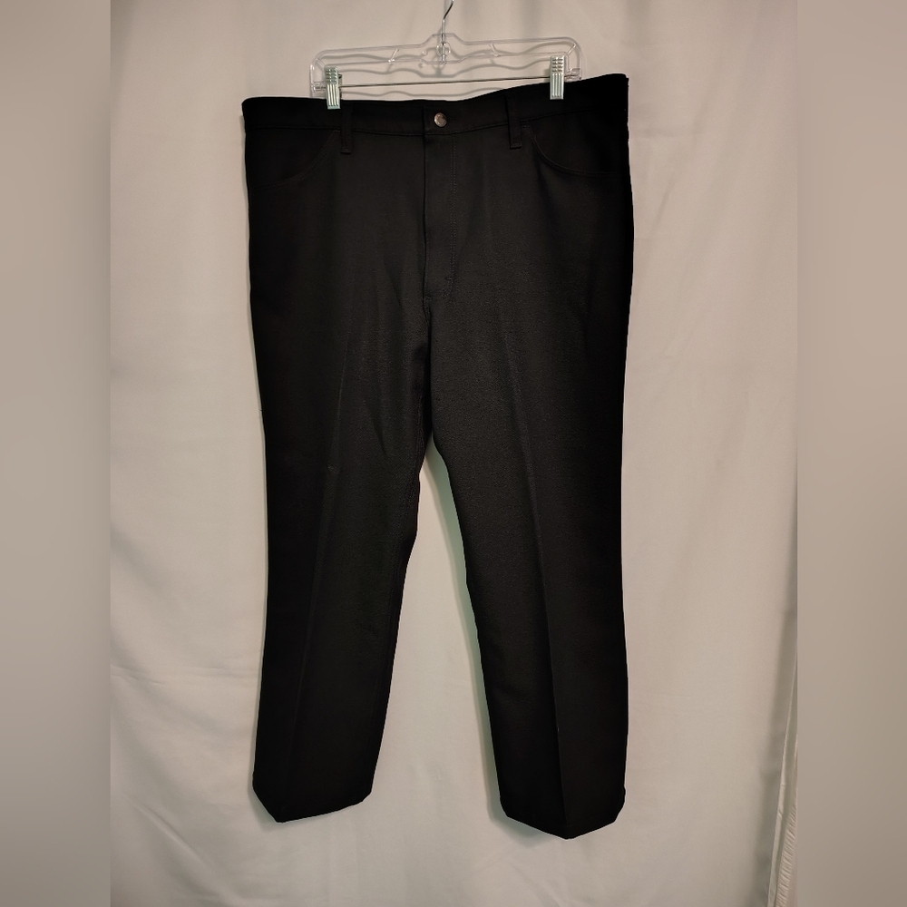 Wrangler Polyester Dress Pants Mens Rancher Slacks 40X29